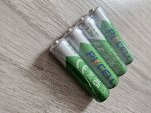 Laetavad patareid 4 tk. AAA 850 mAh ! UUS! (2 foto / 3)