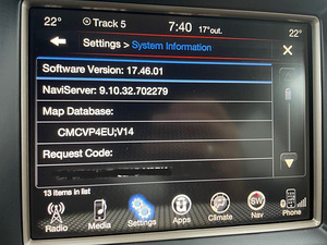 2013-2017 8,4" Uconnect VP4EU Jeep/Dodge (4 foto / 4)