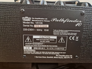 Vox - Pathfinder 10-10W kombineeritud võimendi elektrikitarr (4 foto / 5)