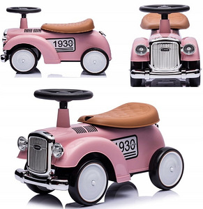 Retrostiilis tõukeauto ,roosa,pehmed rattad.SOODUSMÜÜK! (1 foto / 3)