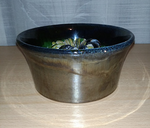 Stiilne ikebana lillevaas, keraamika, 1980-d (2 foto / 4)