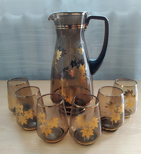 Pidulik peen komplekt „Kuldne sügis“- retro-haruldane (2 foto / 4)