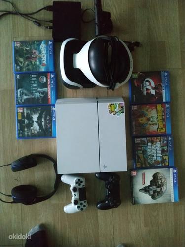 PS4 + PS VR + 2 геймпада + игры + наушники В ПОДАРОК (фото #1)