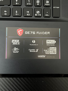 MSI GE76 RAIDER 11UG-065NL (4 foto / 5)
