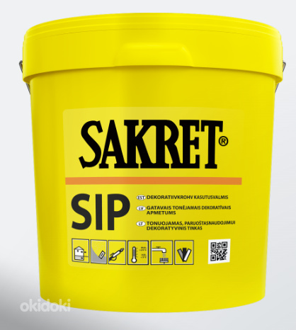 SAKRET SIP dekoratiivne silikoonkrohv
