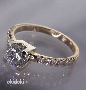 Olemas sertifikaat 18K gold, üks suur teemat ja 12 väikest t (3 foto / 4)