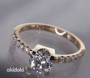 Olemas sertifikaat 18K gold, üks suur teemat ja 12 väikest t (4 foto / 4)