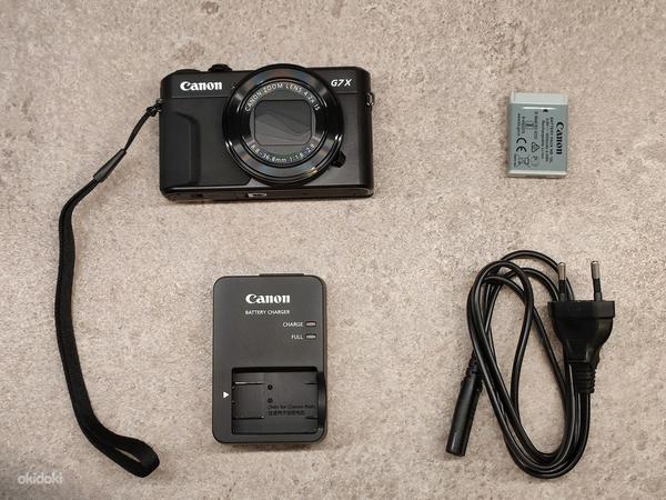 Компактная камера canon PowerShot G7X Mark II, 20,1 МП (фото #1)