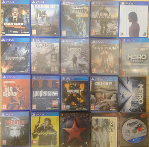 PLAYSTATION 4 GAMES (steelbook 'id) ps5 (8 foto / 10)