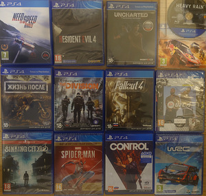PLAYSTATION 4 GAMES (steelbook 'id) ps5 (10 foto / 10)