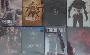 Игры RESIDENT EVIL стилбуки (PS4, PS5, XBOX, PC, SWITCH) (1 фото из 3)
