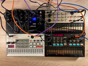 Korg Volca set: sample2, fm, keys, mix (1 фото из 1)