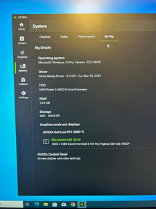 Mänguarvuti Ryzen 5 5600x/RTX 3060TI 8GB/16GB RAM/500GB SSD (8 foto / 8)