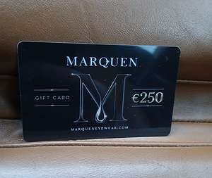 Kinkekaart Marquen 250 eur (1 foto / 2)