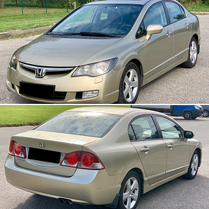 AUTORENT HONDA CIVIC LPG gaas WOLT BOLT FOOD FUDY (7 фото из 10)