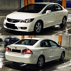AUTORENT HONDA CIVIC LPG gaas WOLT BOLT FOOD FUDY (9 фото из 10)
