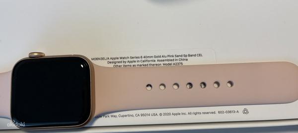 Apple watch 6 LTE 40mm gold pink sand (foto #1)