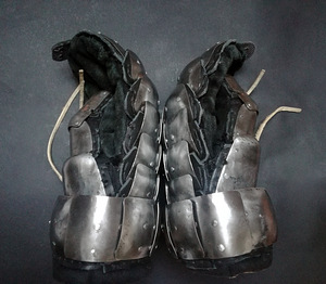 LARP rollimäng kindad käsitöö metall armadillo clamshell (1 foto / 10)