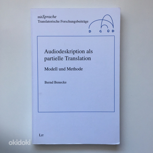 Saksakeelne raamat kirjeldustõlkest (foto #1)