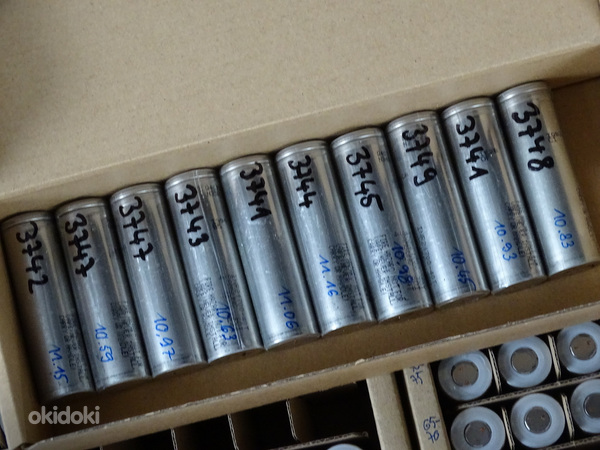 21700 tüüpi liitium-ioon aku elemendid, 35 A, 4000 mAh