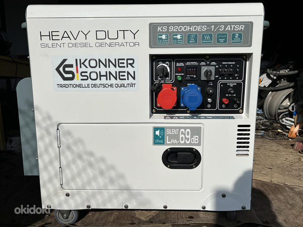 Diisel Generaator KS 9200HDES-1/3 ATSR Silent (foto #1)