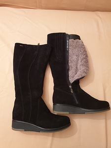 Talvesaapad. Talvised saapad. Suede. 37. (1 foto / 4)