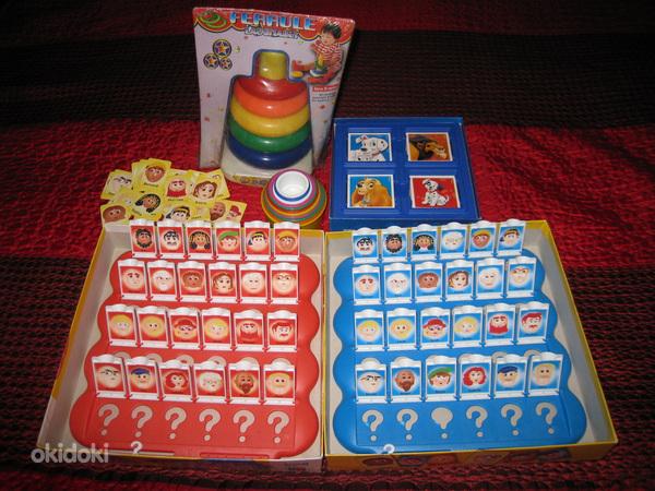 Разные настольные игры для детей, 4 шт