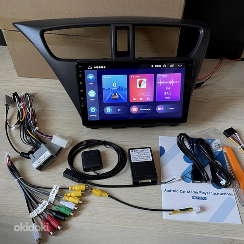 Автомобильная радиостанция Android CarPlay 12, 9" Mac (Honda (фото #1)