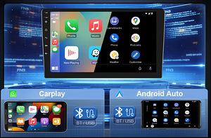 Android CarPlay Multimeedia, Autoraadio 10,1" {2+32GB} 2DIN (5 foto / 6)