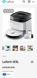 Robot tolmuimeja Lefant M3L (2 foto / 4)