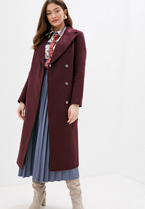 CAMÉ 334 Coat in Bordo colour / UUS Bordo Mantel (2 foto / 4)