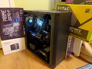 6600K @ 4.6ghz / 1070 ti 8gb / 16gb RAM / AIO / OC / WIN 10 (1 foto / 10)