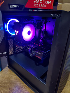 13100F + RX 6800 (16gb) + 16gb RAM + RGB + M.2 + WINDOWS 10 (4 foto / 5)