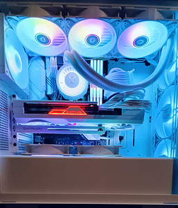 Ryzen 7 5700x3d / RX 7700 XT / 360 AIO / ARGB / WIN / WHITE (3 foto / 10)