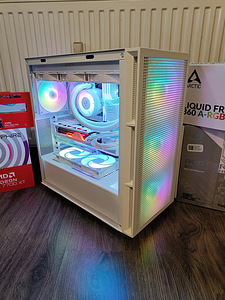 Ryzen 7 5700x3d / RX 7700 XT / 360 AIO / ARGB / WIN / WHITE (4 foto / 10)