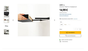 Rippriiul IKEA seeria LACK, 3 tk (5 foto / 5)