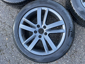 5x130 Audi originaalveljed uute suverehvidega (5 foto / 6)