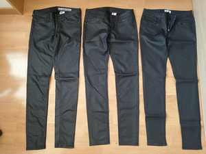 Mustad naha moodi püksid (venivad stretš 36,/Sja 34/XS (3 foto / 7)