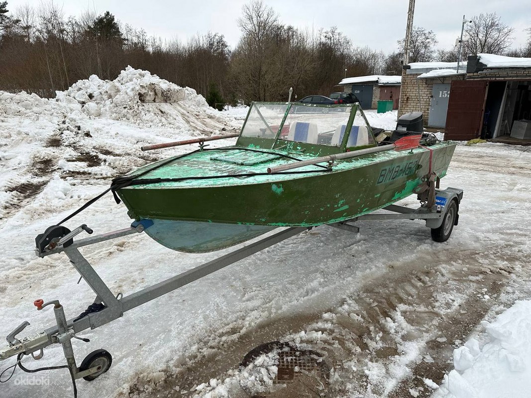 Комплект для отдыха и рыбалки( Progress 4 +yamaha 40+treiler - Narva, Водный транспорт – okidoki