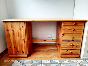 Männi täispuidust kirjatuslaud 145x60x74 cm (1 foto / 3)