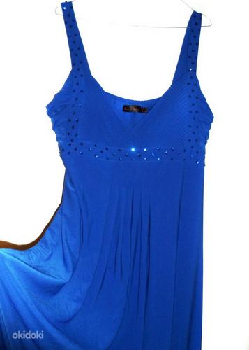 Ever Pretty нарядное длинное ярко-синее платье, UK18-46-48 (фото #1)