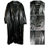 Saki Leather черное длинное кожаное утепленное пальто, 54-XL (фото #2)