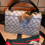 Gucci Queen Margaret черно-бежевая сумочка с пчелой (фото #5)