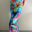 Женское длинное трикотажное платье S/M (фото #1)