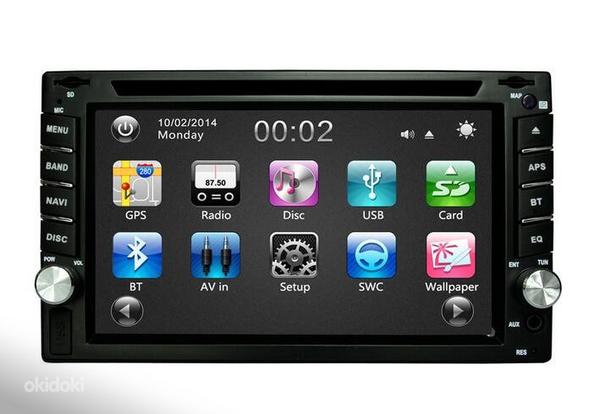 Автомобильная стереосистема DVD MP3 MP4 MP5 2din GPS новый 2din (фото #3)