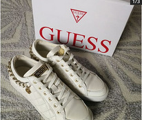 Кожаные белые кроссовки Guess, 37