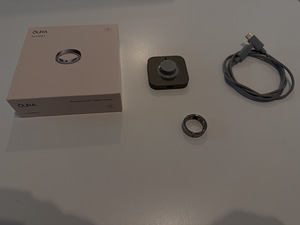 Oura ring 4. Size 11 brushed silver (3 foto / 3)