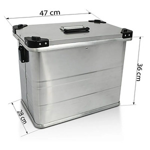 Küljekohvrite komplekt 34+45L UUS Kaasa kinnituskomplekt Alu (3 foto / 4)