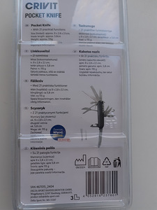 CRIVIT POCRET KNIFE NUGA (3 foto / 3)