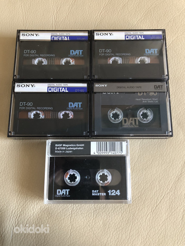 DAT kassetid 5tk (foto #1)